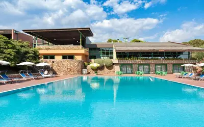 Piscina di Ecovillage with swimming-pool surrounded by greenery, apartments with air conditioning and outdoor private area o nelle vicinanze