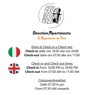 Planimetria di Casa Antonietta - SHARDANAPARTMENTS