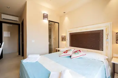 Letto o letti in una camera di Relax