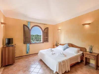 Letto o letti in una camera di Modern house in a peaceful residence