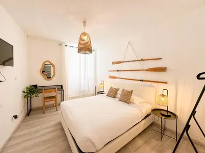Letto o letti in una camera di Kalma Green Old Town Retreat