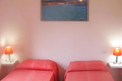 Letto o letti in una camera di Apartment on Costa Rei near Sandy Beaches