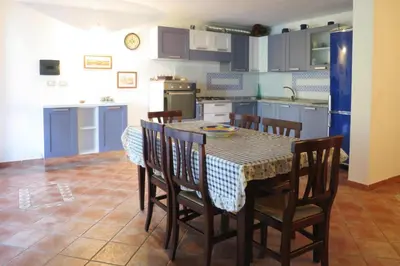 Cucina o angolo cottura di Apartment on Costa Rei near Sandy Beaches