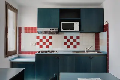 Cucina o angolo cottura di Appartamento presso Residence Verdemare