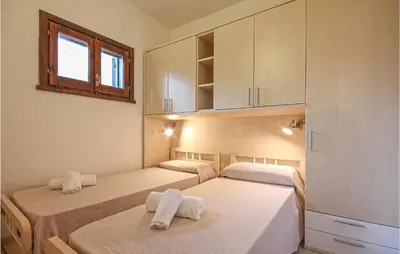 Letto o letti in una camera di Stunning Apartment In Costa Rei -Ca-