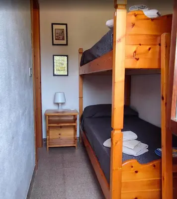 Letto o letti in una camera di Case Natalia